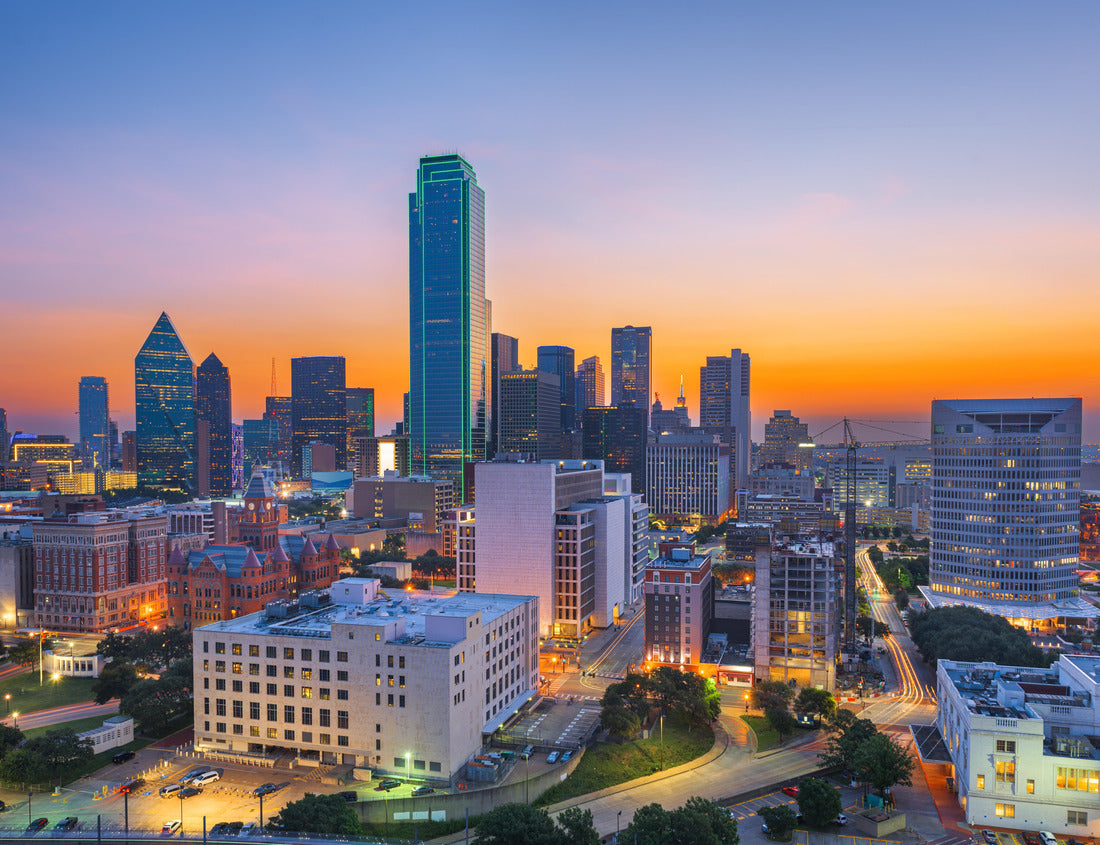 Noah Jigsaw Puzzle Dallas, Texas, USA Downtown skyline at dawn 1000 pieces