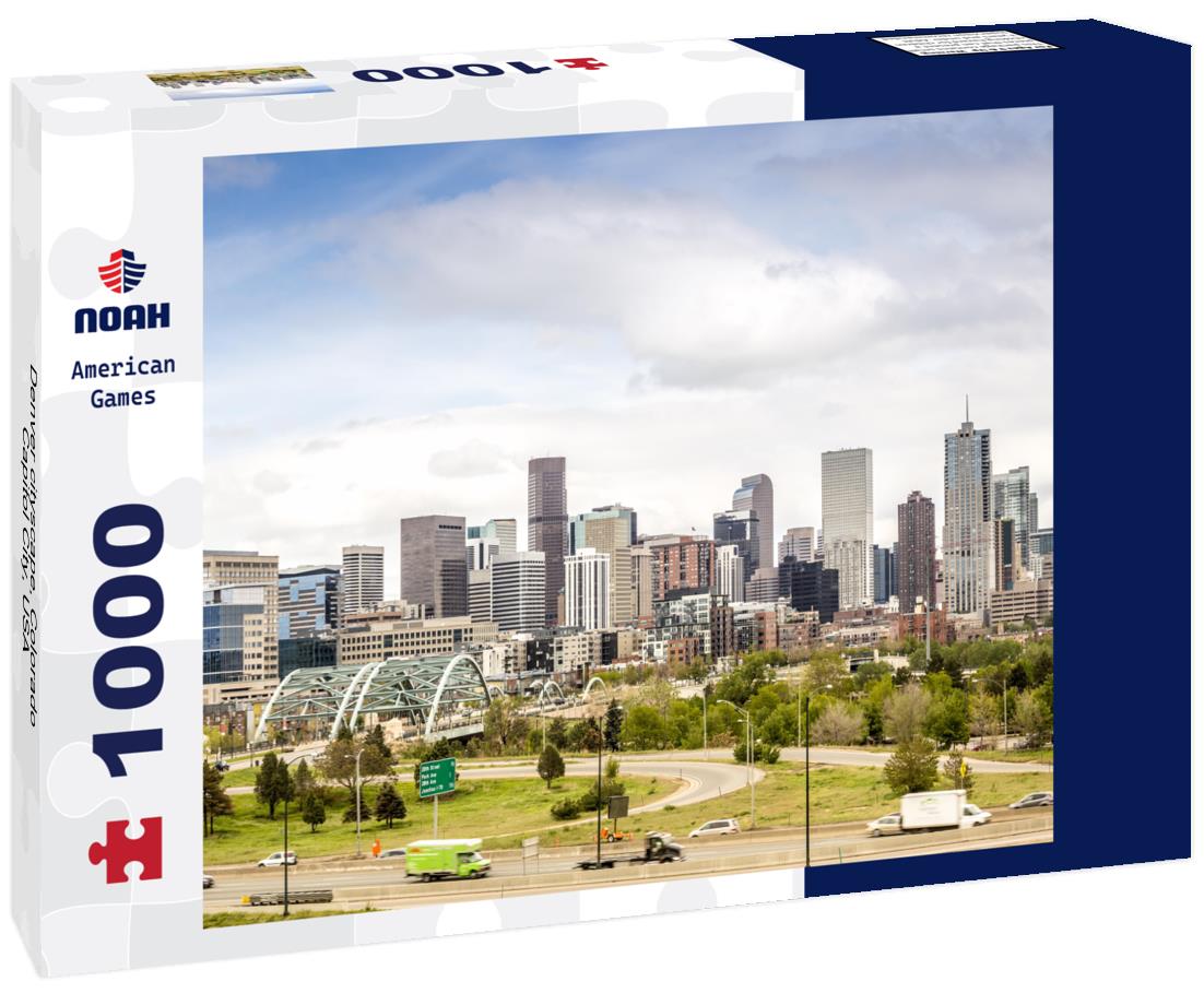 Noah Jigsaw Puzzle Denver cityscape, Colorado Capitol City, USA 1000 pieces