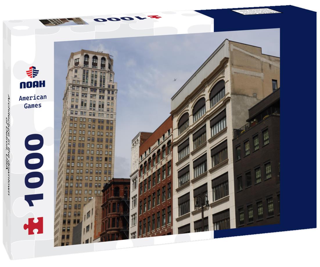 Noah Jigsaw Puzzle Architecture in the downtown of Detroit, USA 1000 pieces