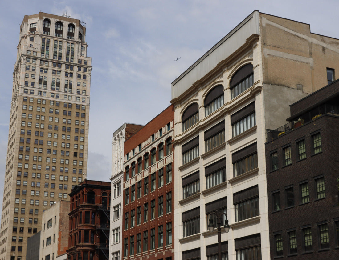 Noah Jigsaw Puzzle Architecture in the downtown of Detroit, USA 1000 pieces