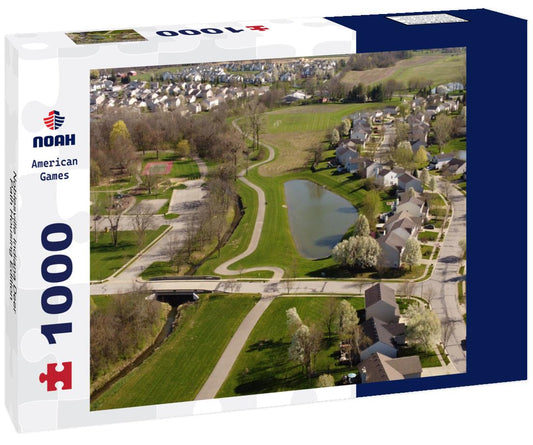 Noah Jigsaw Puzzle Noblesville Indiana Deer Path Housing Edition 1000 pieces
