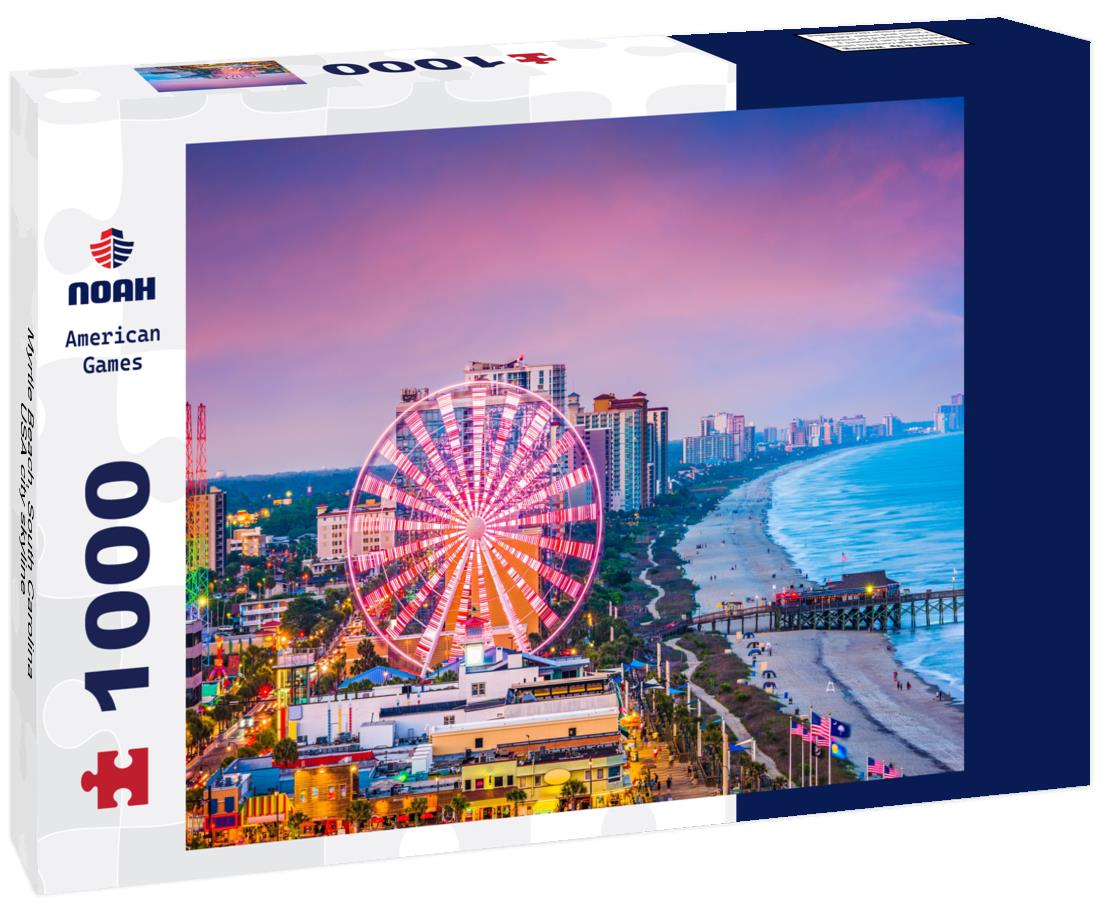 Noah Jigsaw Puzzle Myrtle Beach, South Carolina, USA city skyline 1000 pieces