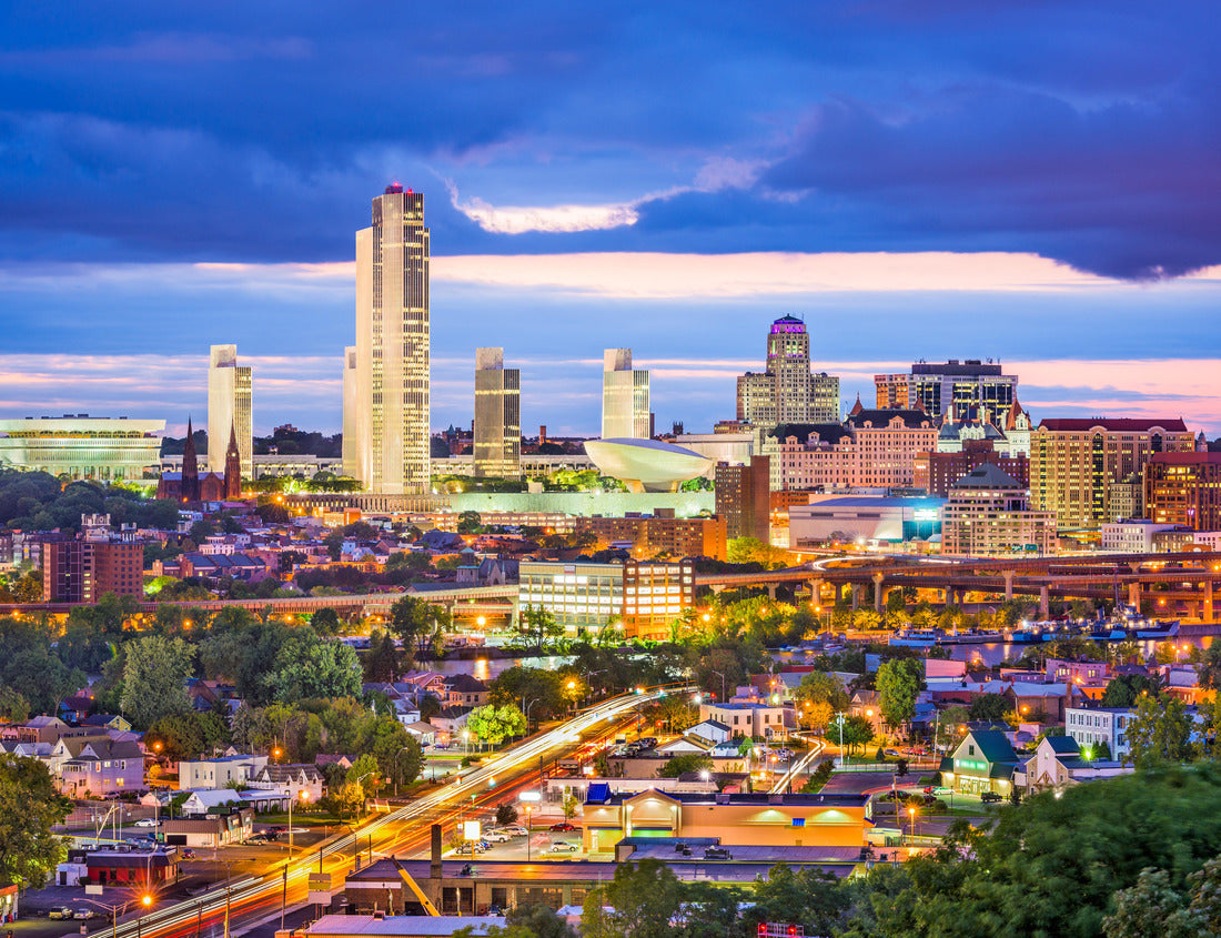Noah Jigsaw Puzzle Albany, New York, USA city skyline at twilight 1000 pieces