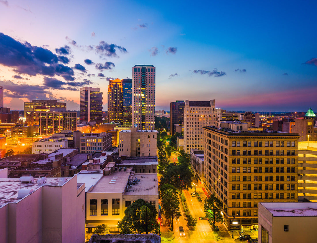 Noah Jigsaw Puzzle Birmingham, Alabama, USA downtown city skyline 1000 pieces