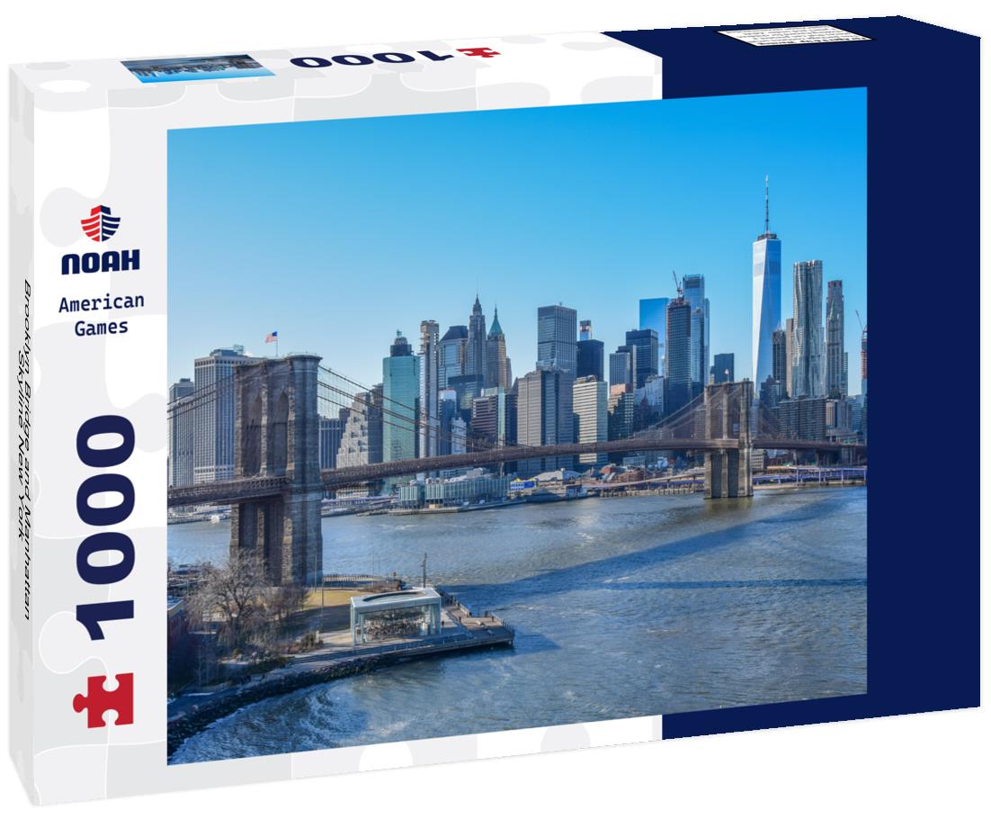 Noah Jigsaw Puzzle Brooklyn Bridge and Manhattan Skyline New York 1000 pieces