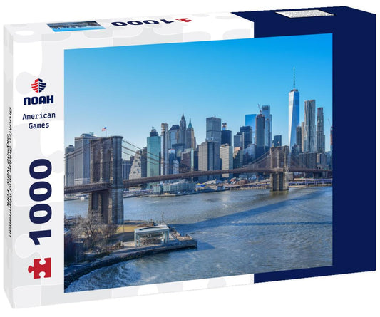 Noah Jigsaw Puzzle Brooklyn Bridge and Manhattan Skyline New York 1000 pieces