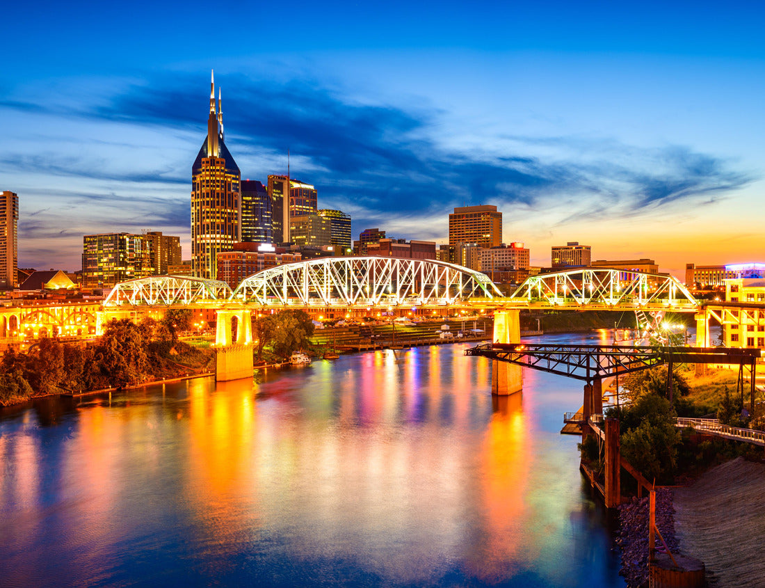 Noah Jigsaw Puzzle Nashville, Tennessee, USA downtown city skyline 1000 pieces