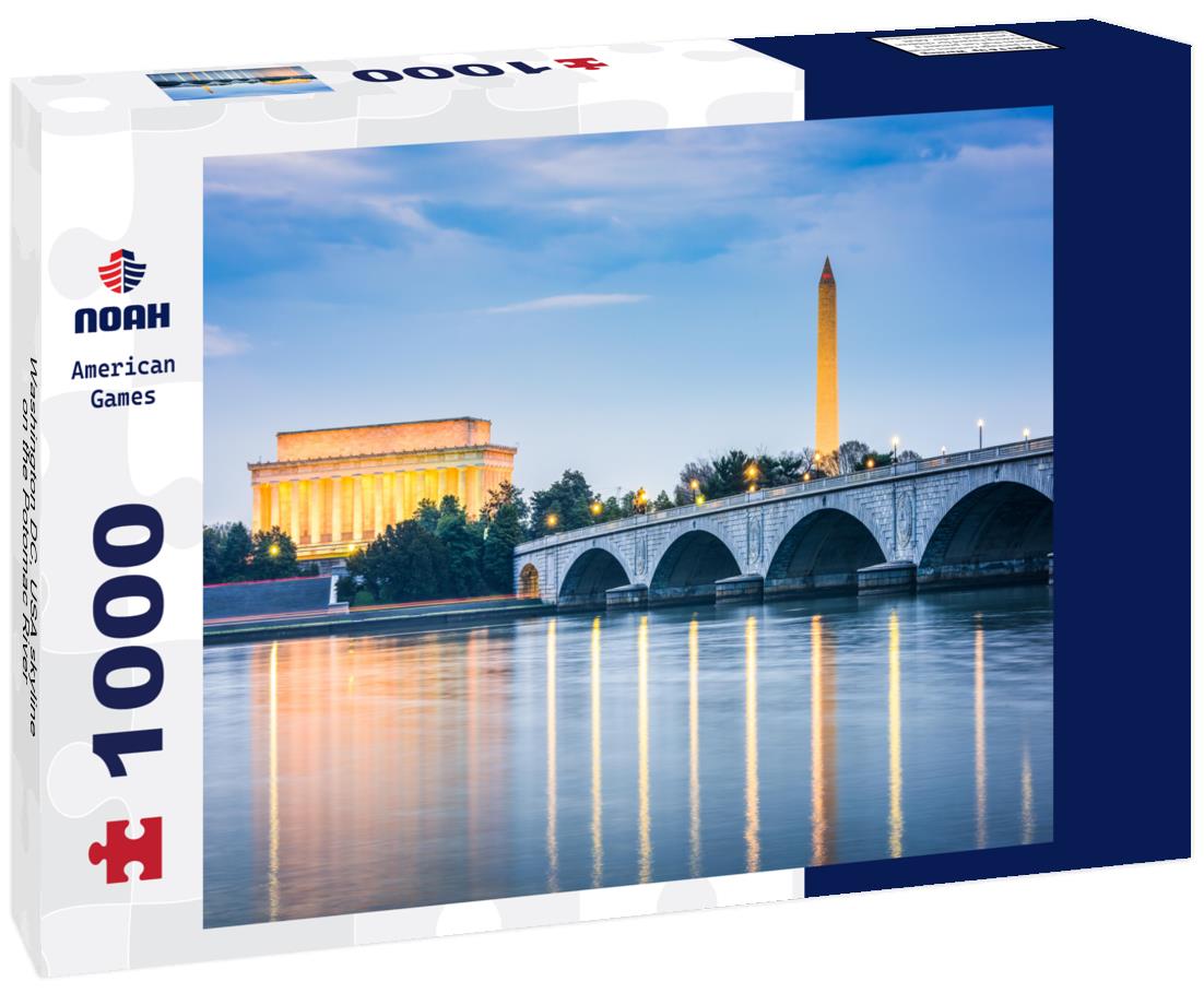 Noah Jigsaw Puzzle Washington DC, USA skyline on the Potomac River 1000 pieces