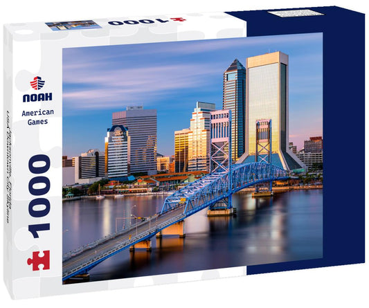 Noah Jigsaw Puzzle Jacksonville, Florida, USA Downtown City Skyline 1000 pieces