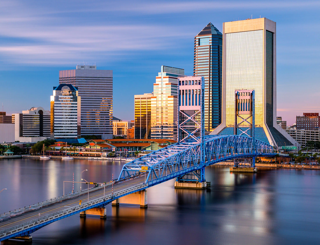 Noah Jigsaw Puzzle Jacksonville, Florida, USA Downtown City Skyline 1000 pieces