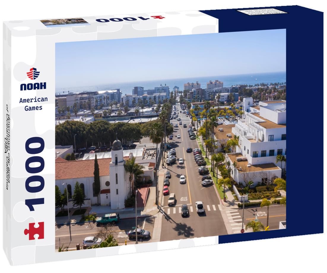 Noah Jigsaw Puzzle downtown city area of Oceanside, California, USA 1000 pieces