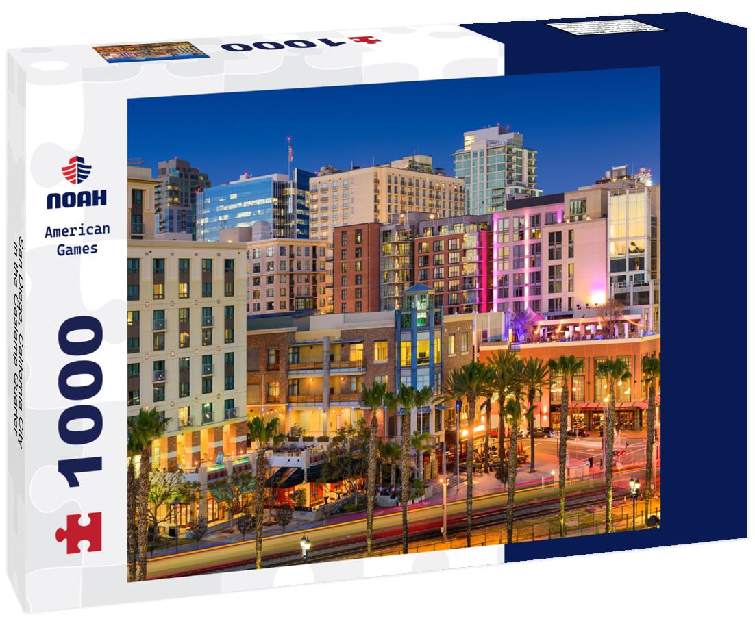 Noah Jigsaw Puzzle San Diego, California City in the Gaslamp Quarter 1000 pieces
