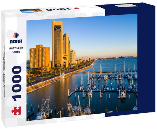 Noah Jigsaw Puzzle Corpus Christi , Texas Skyline Cityscape Bayfront 1000 pieces
