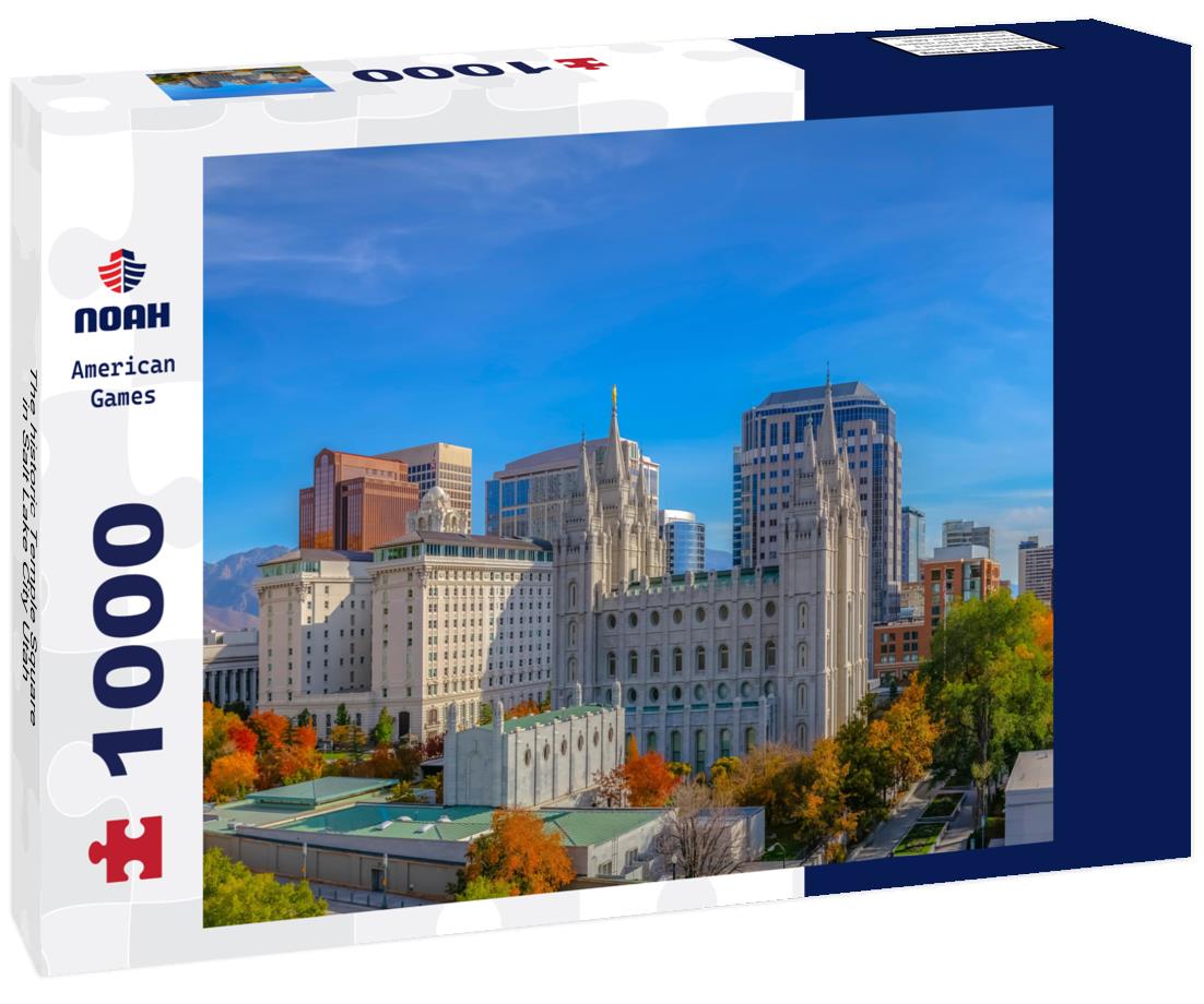 Noah Jigsaw Puzzle The historic Temple Square in Salt Lake City Utah 1000 pieces