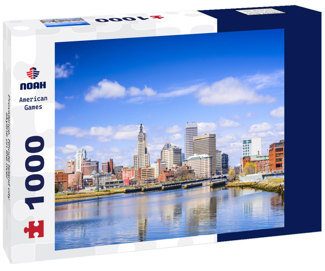 Noah Jigsaw Puzzle Providence, Rhode Island city skyline on the river 1000 pieces