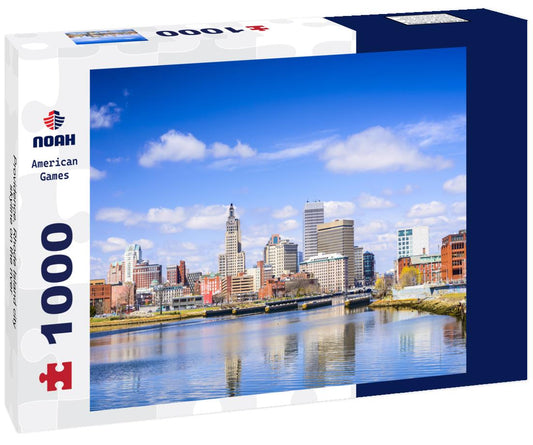 Noah Jigsaw Puzzle Providence, Rhode Island city skyline on the river 1000 pieces
