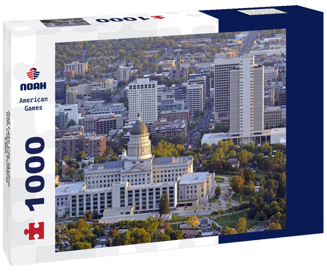 Noah Jigsaw Puzzle Salt Lake City skyline with Capitol building, Utah 1000 pieces
