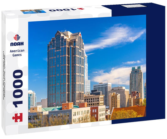 Noah Jigsaw Puzzle Raleigh, North Carolina, USA downtown city skyline 1000 pieces
