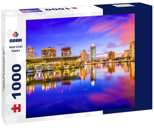 Noah Jigsaw Puzzle St. Petersburg, Florida, USA downtown city skyline 1000 pieces