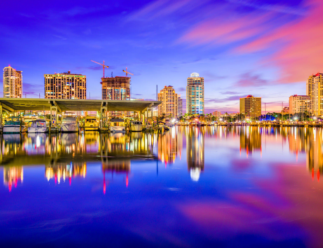 Noah Jigsaw Puzzle St. Petersburg, Florida, USA downtown city skyline 1000 pieces