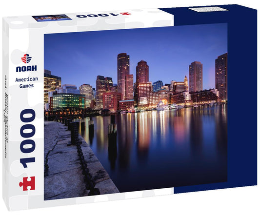Noah Jigsaw Puzzle Boston skyline at dusk, Boston, Massachusetts, USA 1000 pieces