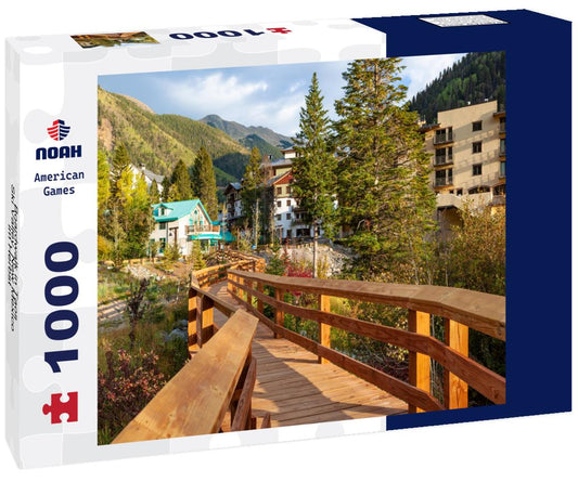 Noah Jigsaw Puzzle Boardwalk in Taos Ski Valley, New Mexico im Herbst 1000 pieces