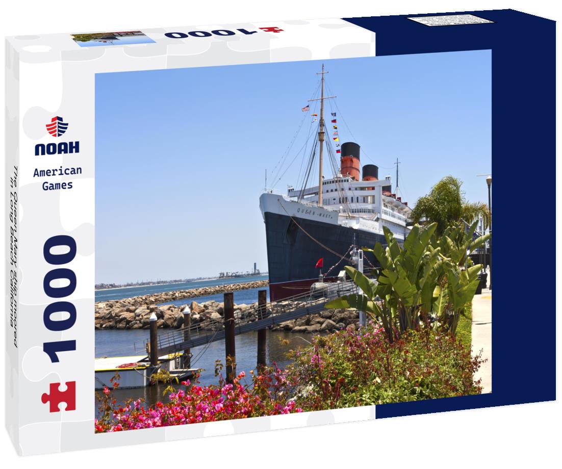 Noah Jigsaw Puzzle The Queen Mary ship moored in Long Beach California 1000 pieces
