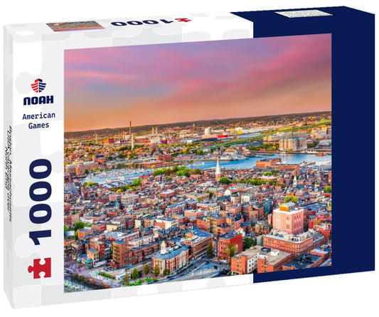 Noah Jigsaw Puzzle Boston, Massachusetts, USA cityscape over North End 1000 pieces