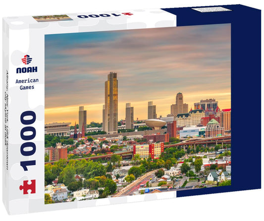 Noah Jigsaw Puzzle Albany, New York, USA downtown city skyline at dusk 1000 pieces