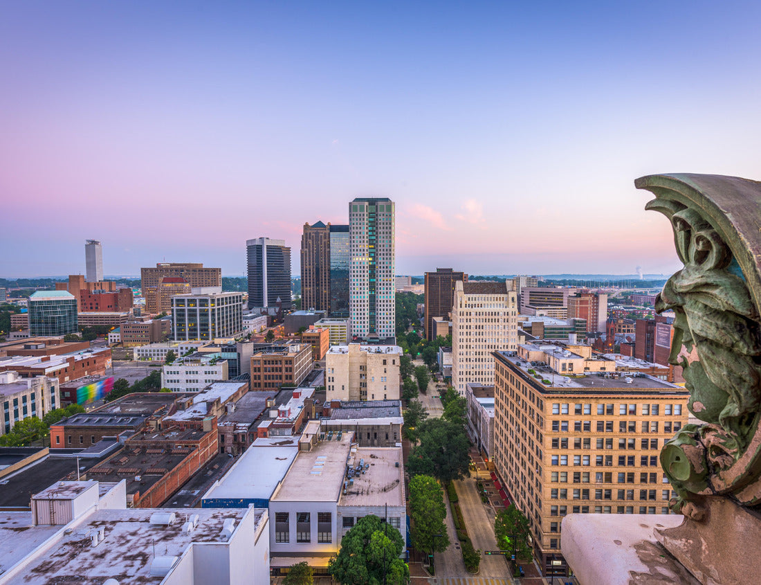 Noah Jigsaw Puzzle Birmingham, Alabama, USA downtown cityscape at dusk 1000 pieces