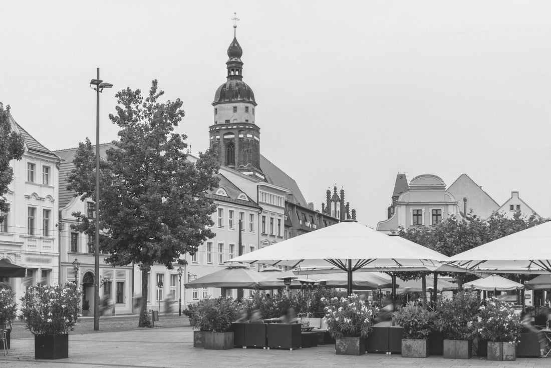 Cottbus. A university city and the second-largest city in Brandenburg, Germany 2000pc PuzzleBlack and White