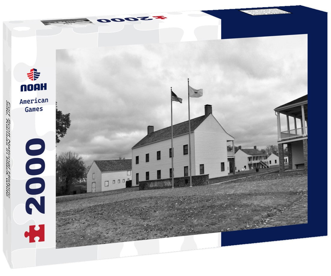 Fort Scott National Historic Site, Kansas 2000pc PuzzleBlack and White