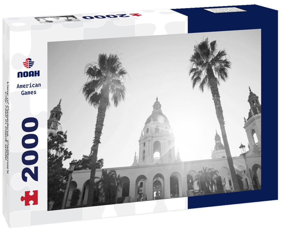 Pasadena, California's City Hall 2000pc PuzzleBlack and White