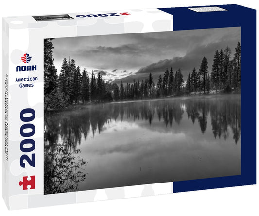 Noah Jigsaw Puzzle Lassen Volcanic National Park in California in black white 2000 pieces