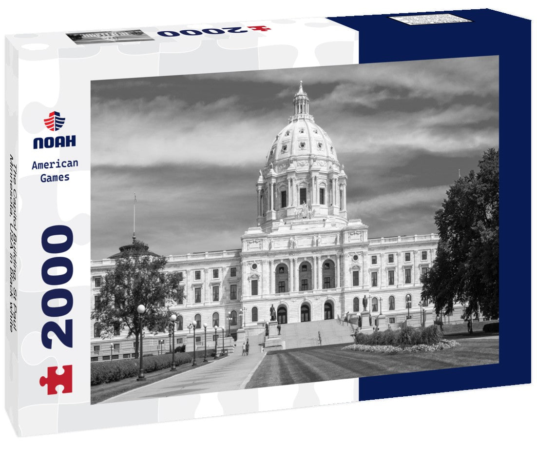 The Capitol Building, St Paul, Minnesota, USA 2000pc PuzzleBlack and White