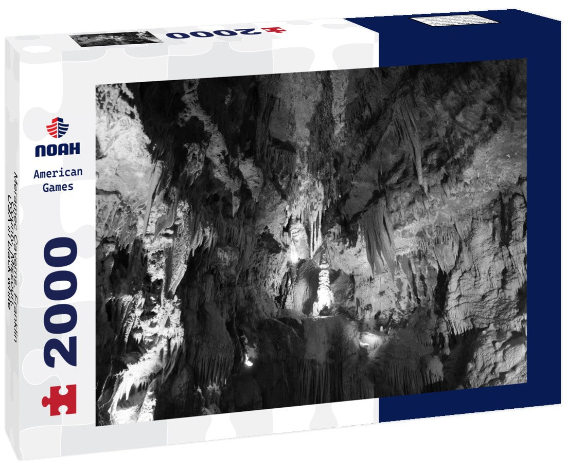 Meramec Caverns. Franklin County. Missouri. USA 2000pc PuzzleBlack and White