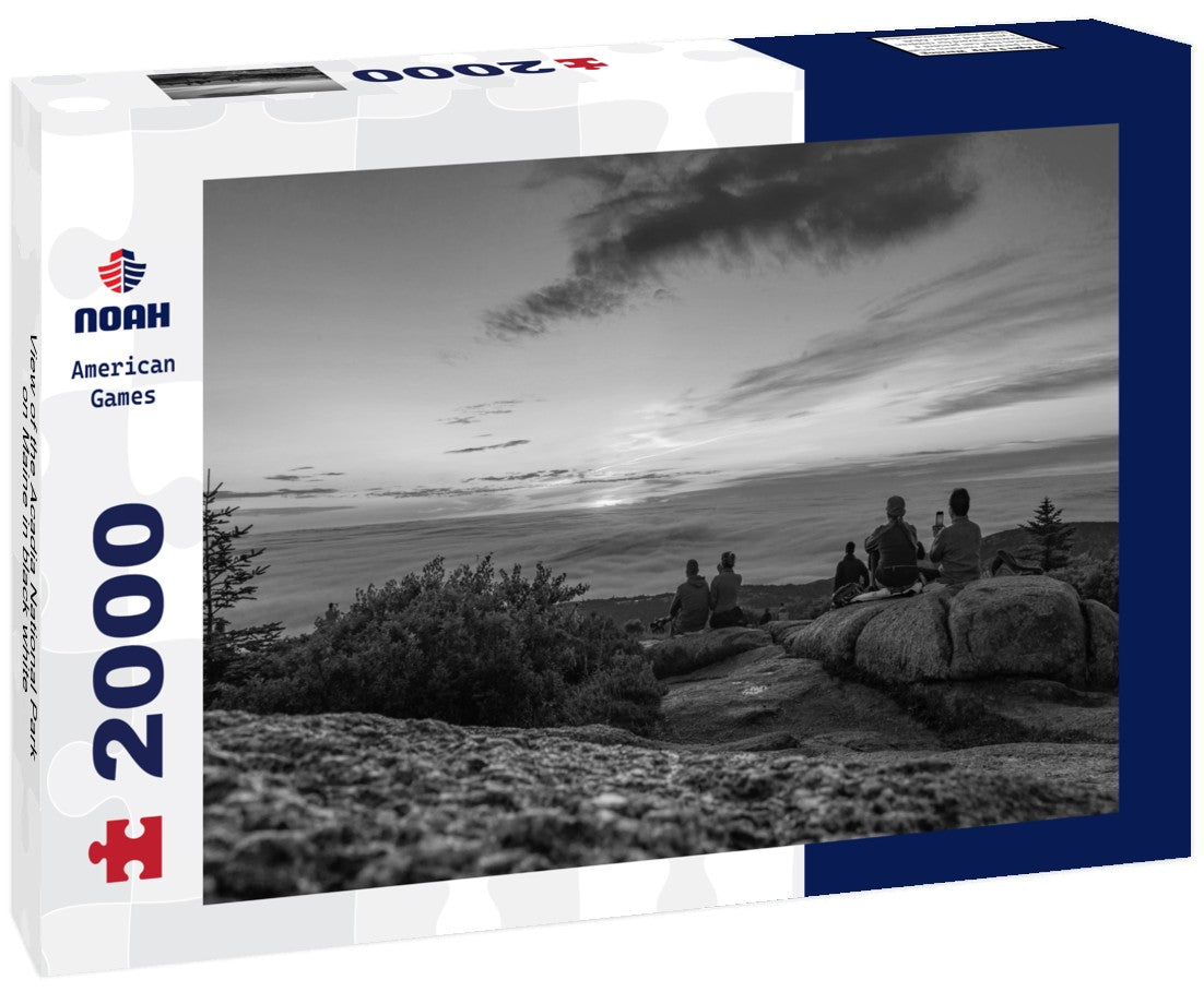 the Acadia National Park on Maine 2000pc PuzzleBlack and White