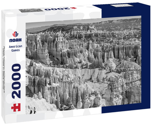 Noah Jigsaw Puzzle Bryce Canyon National Park, Utah, USA in black white 2000 pieces