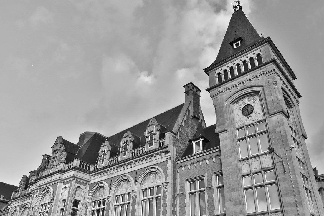 historic city verviers in belgium 2000pc PuzzleBlack and White