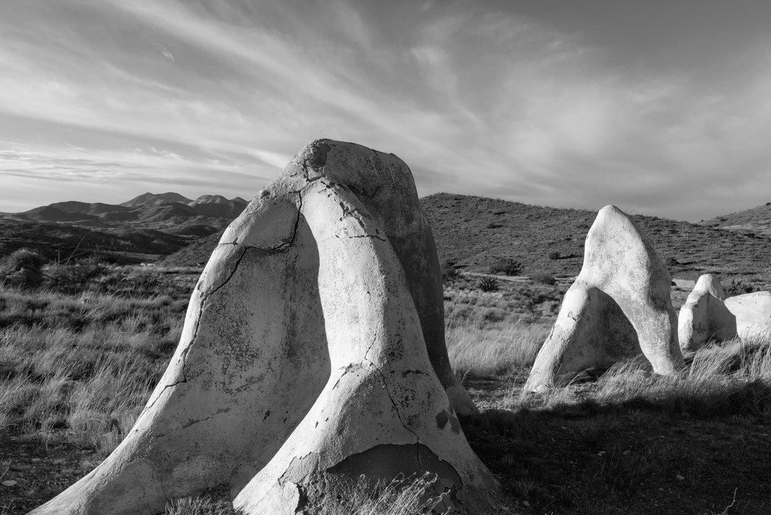 Old Ruins at Fort Bowie National Historic Site, Arizona 2000pc PuzzleBlack and White