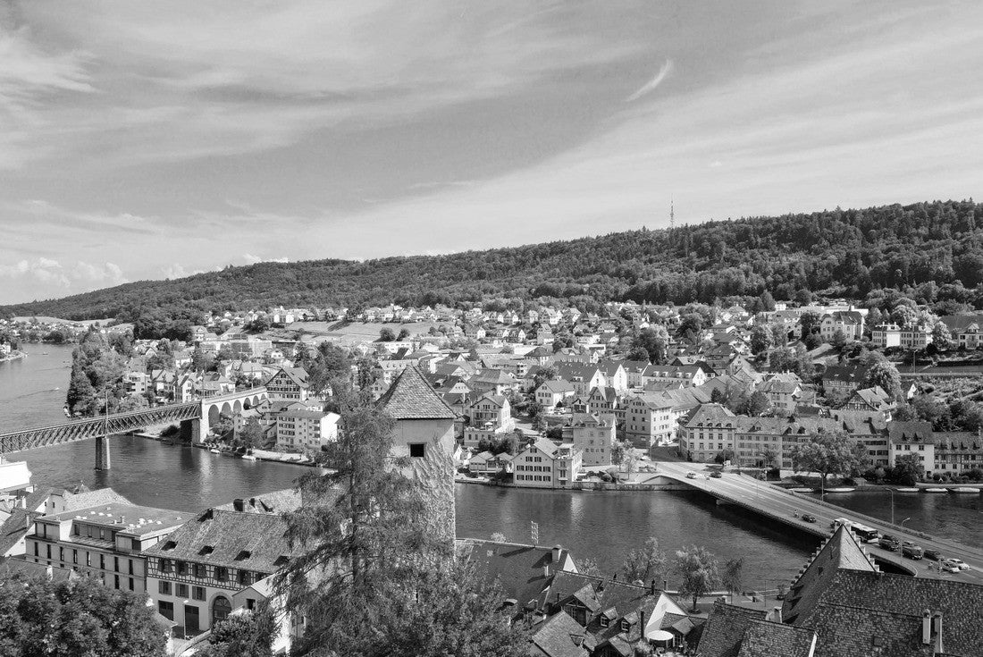 Schaffhausen in Switzerland 2000pc PuzzleBlack and White