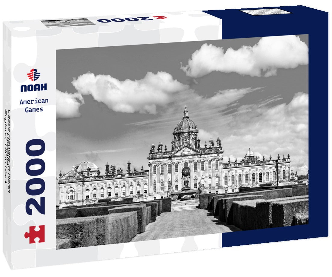 Castle Howard in North Yorkshire - England, UK 2000pc PuzzleBlack and White