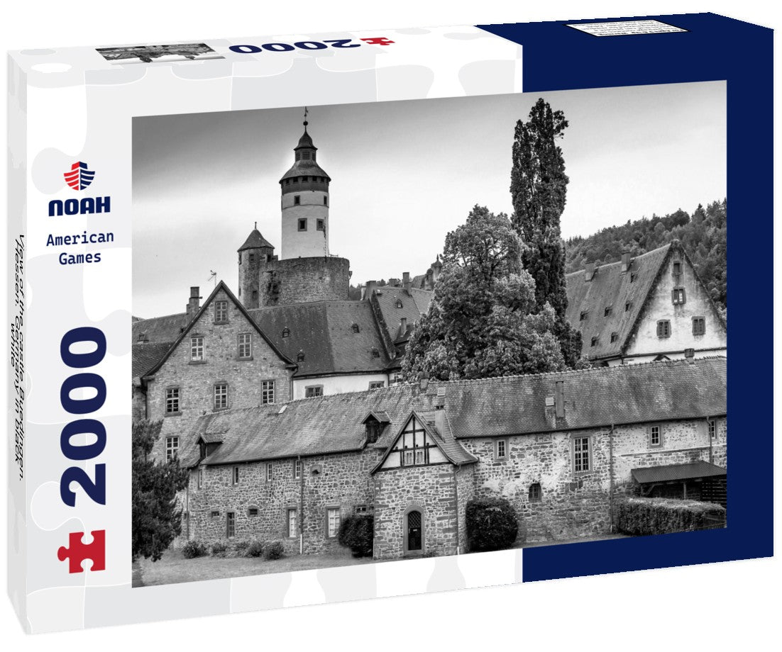 the castle Buedingen. Hessen. Germany 2000pc PuzzleBlack and White