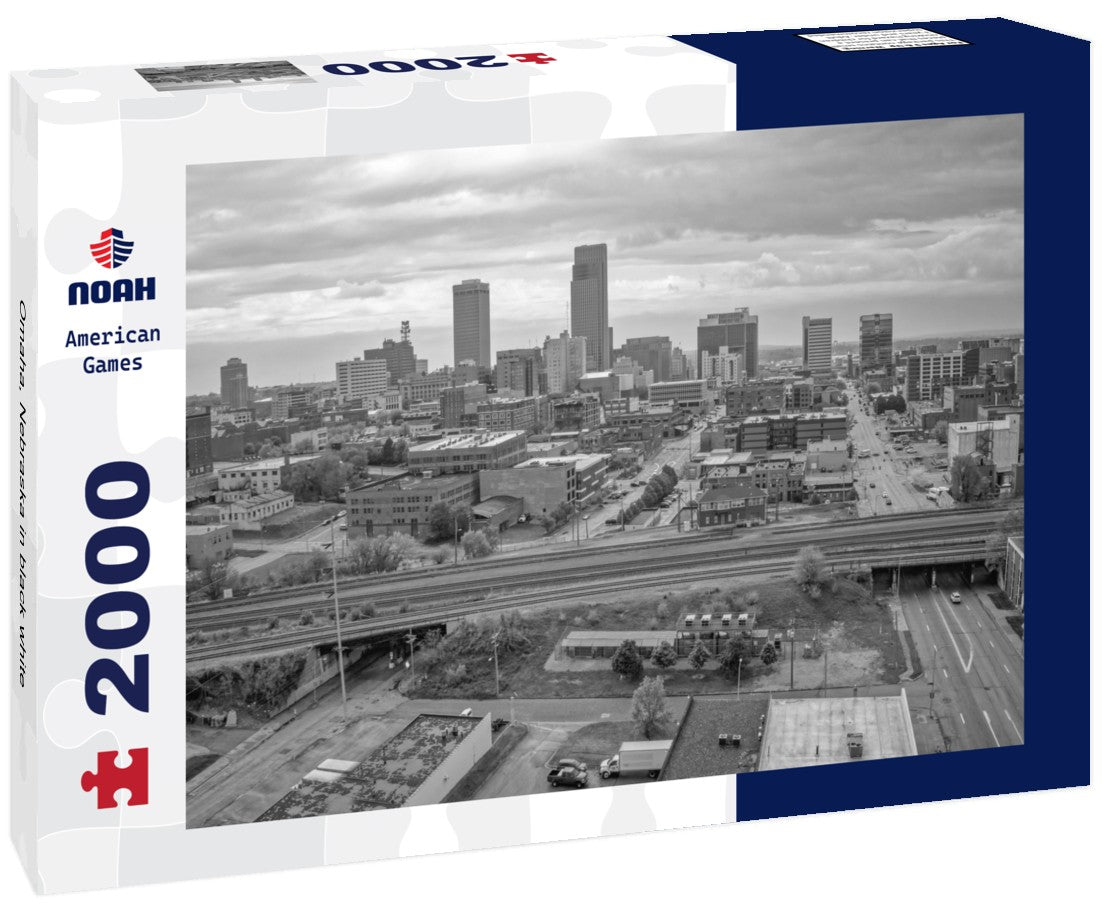 Omaha, Nebraska 2000pc PuzzleBlack and White