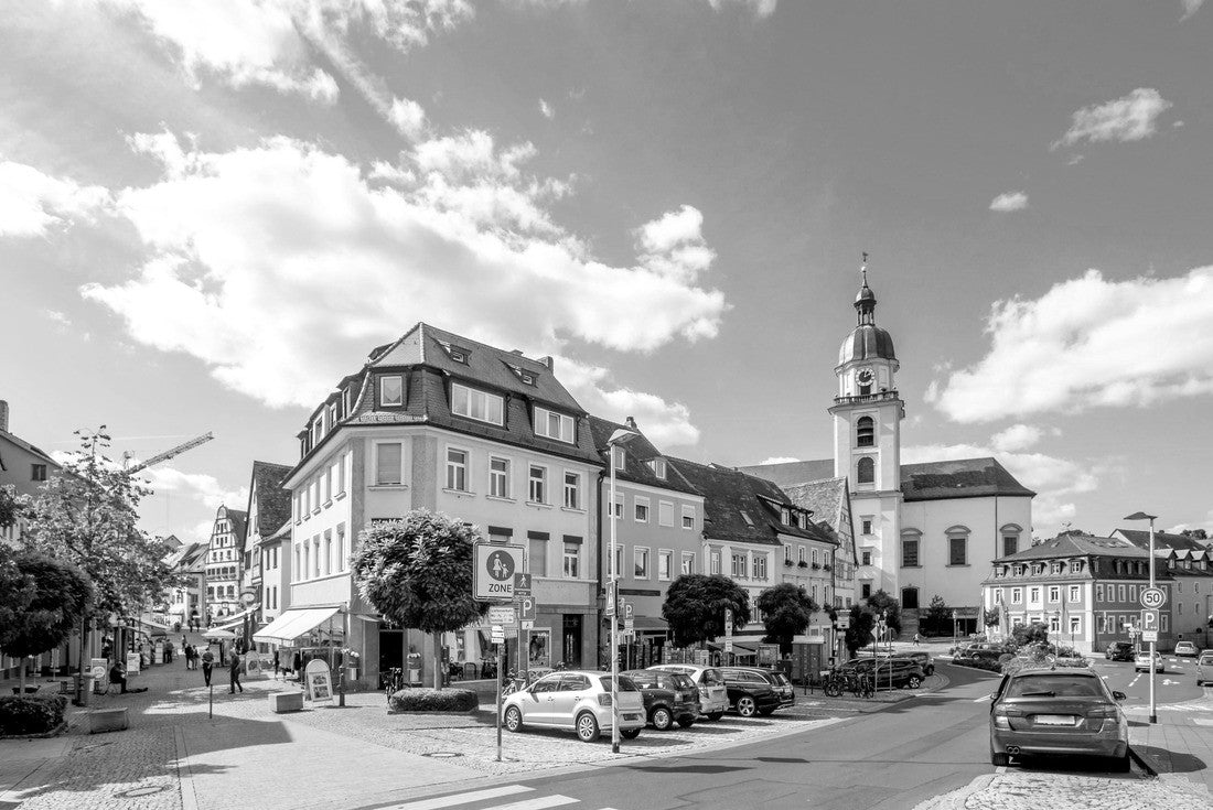Church in Kitzingen, Bavaria, Germany 2000pc PuzzleBlack and White