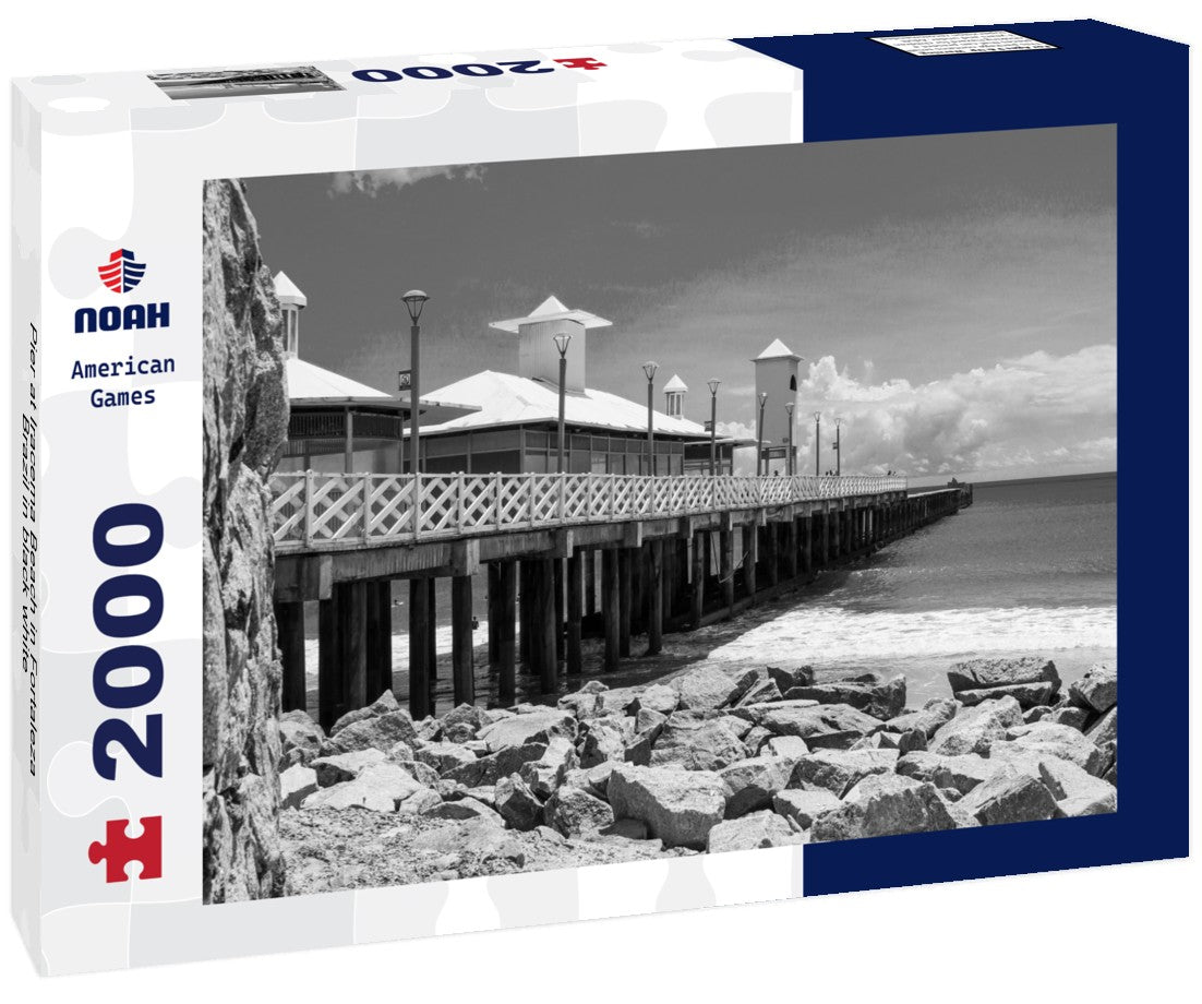 Pier at Iracema Beach in Fortaleza, Brazil 2000pc PuzzleBlack and White