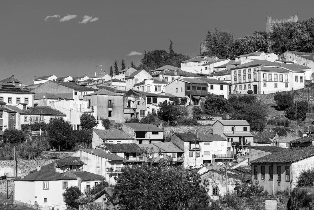 Bragança is a city and municipality in northeastern Portugal, capital of the district of Bragança, in the Terras de Trás-os-Montes 2000pc PuzzleBlack and White