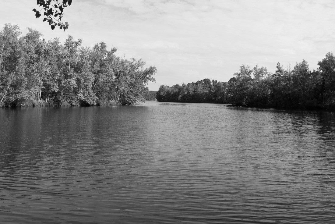 Naugatuck river in summer. Derby Connecticut USA 2000pc PuzzleBlack and White
