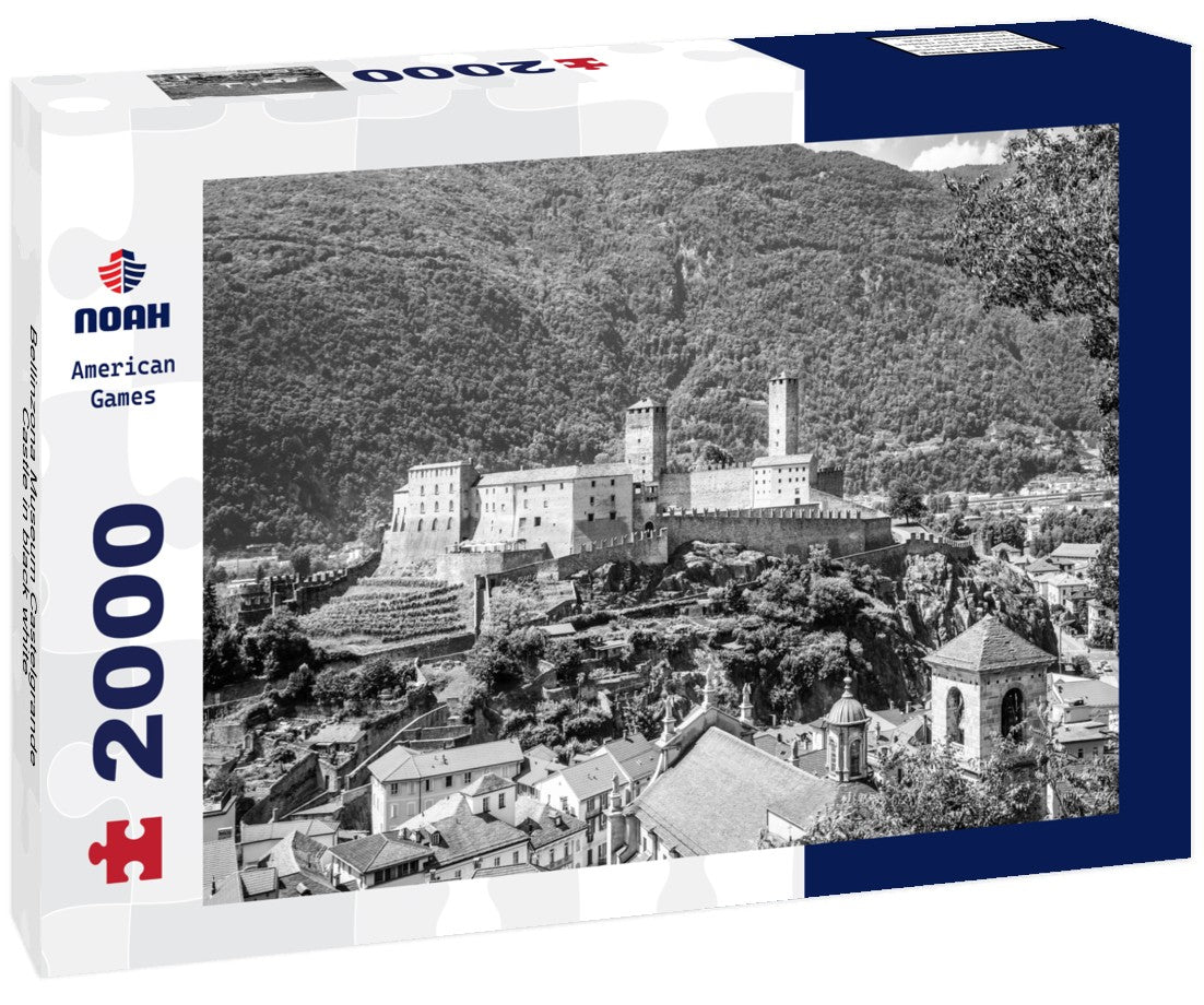 Bellinzona Museum Castelgrande Castle 2000pc PuzzleBlack and White