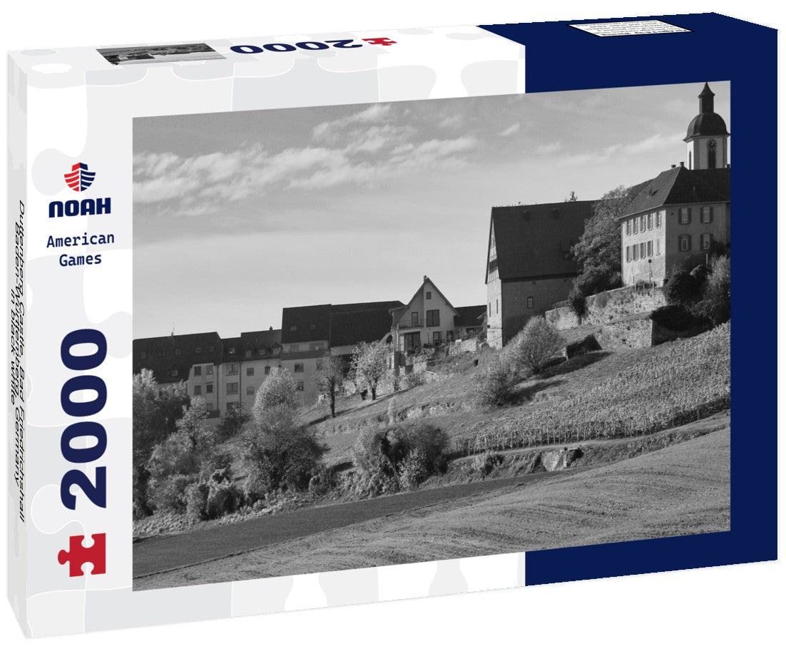 Duttenberg Castle, Bad Friedrichshall, Baden-Württemberg, Germany 2000pc PuzzleBlack and White
